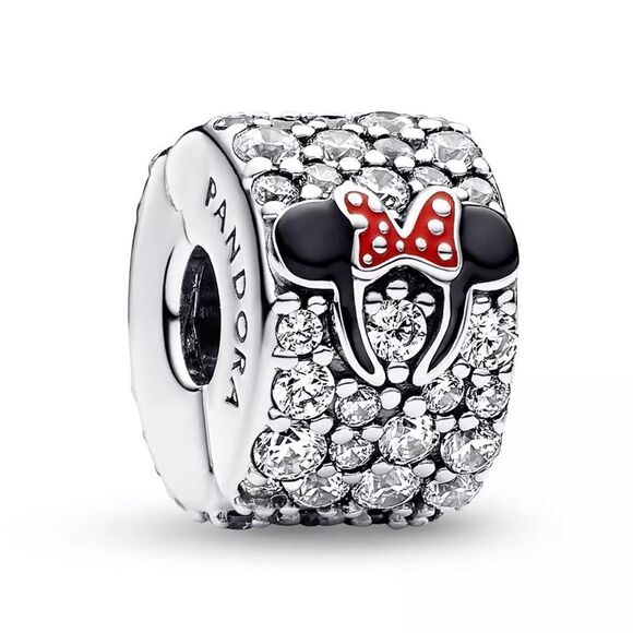 Pandora Mickey and Minnie Mouse Clip Charm - Picture 1 of 4